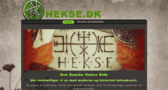 Desktop Screenshot of hekse.dk