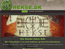 Tablet Screenshot of hekse.dk